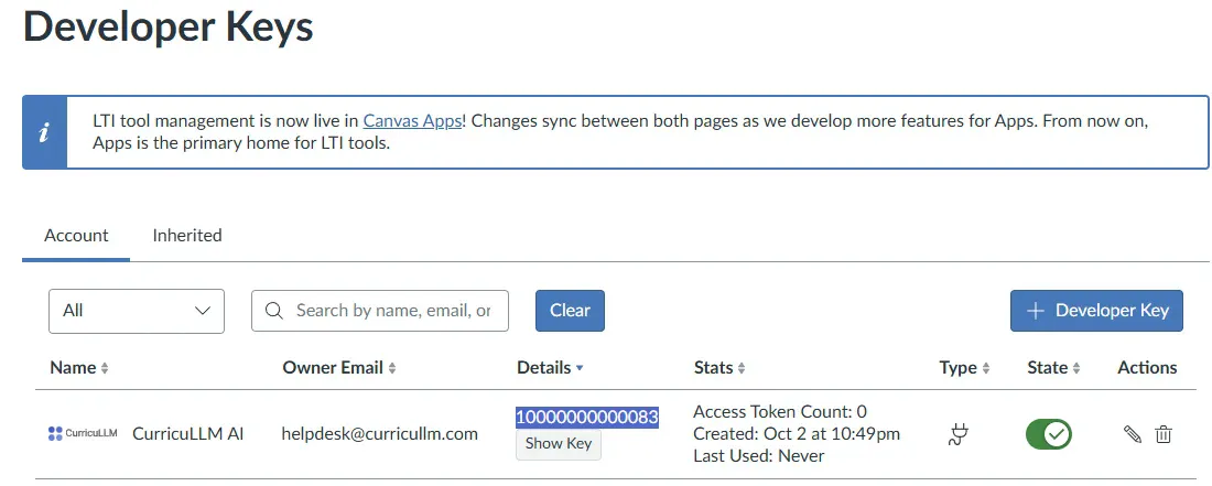 15.1 LMS Configuration Guide (LTI 1.3) - Canvas - Image 2
