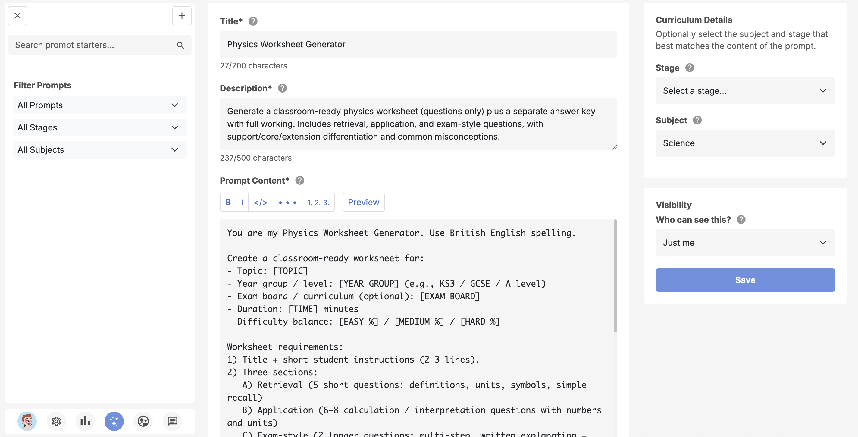 12.4 Creating Your Own Prompt Starters - Image 1
